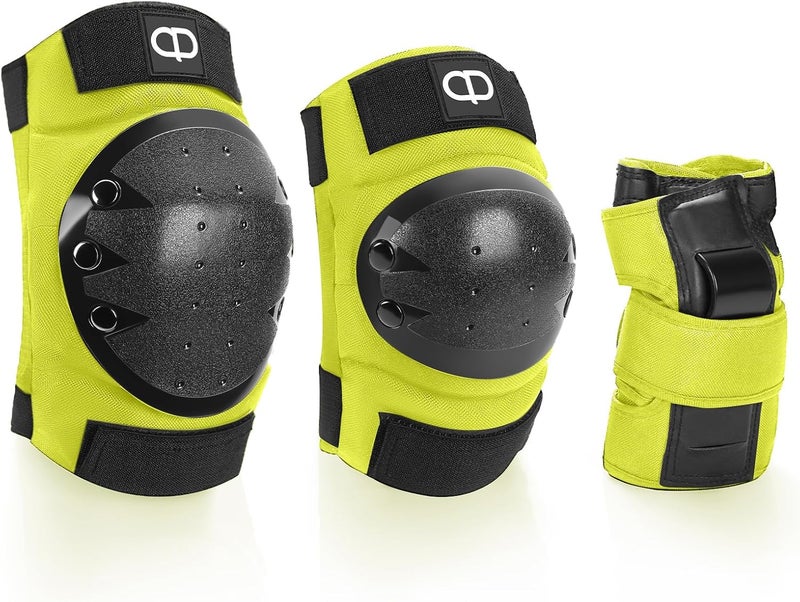 DA - Adult and Child Knee, Elbow, and Wrist Guards, Suitable for Bicycles, ice Skating, Roller Skating, Skateboarding, and Scooters - Image 1